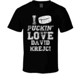 David Krejci I Love Boston Hockey Fan T Shirt