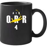 Bobby Orr Scoring and Soaring Air Orr 4 Boston Hockey Fan T Shirt