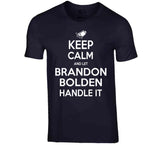 Brandon Bolden Keep Calm New England Football Fan T Shirt