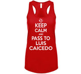 Luis Caicedo Keep Calm Pass To New England Soccer T Shirt