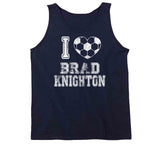 Brad Knighton I Heart New England Soccer T Shirt