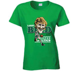 Larry Bird Larry Legend Caricature Retro Boston Basketball Fan v2 T Shirt