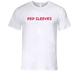 Red Sleeves The Shining Parody New England Defense Football Fan  T Shirt