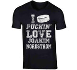 Joakim Nordstrom I Love Boston Hockey Fan T Shirt