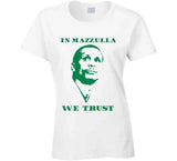 Joe Mazzulla In Mazzulla We Trust Boston Basketball Fan T Shirt