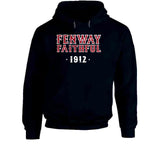 Fenway Faithful Est 1912 Boston Baseball Fan T Shirt