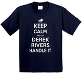 Derek Rivers Keep Calm New England Football Fan T Shirt
