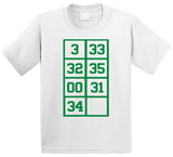 Paul Pierce The Truth 34 Retired Numbers Boston Basketball Fan T Shirt
