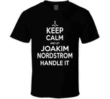 Joakim Nordstrom Keep Calm Boston Hockey Fan T Shirt