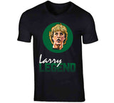 Retro 80s Style Larry Legend Bird Boston Basketball Fan V2 T Shirt