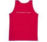 The Red Sleeves Are Coming New England Defense Football Fan  T Shirt