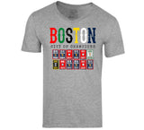 Boston City of Champions Boston Sports Fan Distressed T Shirt
