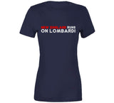 New England Runs On Lombardi City Of Champions Football Fan T Shirt