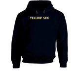 Yellow Sox Boston Baseball Fan  T Shirt
