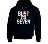 Bust For Seven New England Football Fan T Shirt