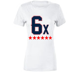 6 Time World Champs New England Football T Shirt