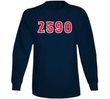 Roger Clemens 2590 Strikeouts Hall of Fame Boston Baseball Fan T Shirt