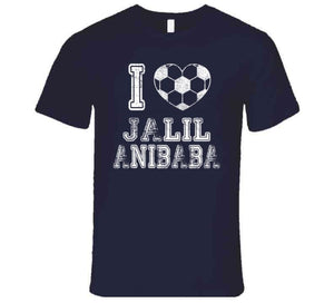 Jalil Anibaba I Heart New England Soccer T Shirt