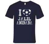 Jalil Anibaba I Heart New England Soccer T Shirt