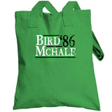 Boston 86 Champions Bird Mchale 86 Boston Basketball Fan Green T Shirt