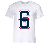 6 Titles New England Football Fan v3 T Shirt