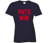 Pats Win New England Football Fan T Shirt