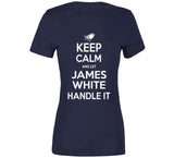 James White Keep Calm New England Football Fan T Shirt