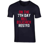 Bill Belichick 7th Day Rest New England Football Fan Distressed T Shirt