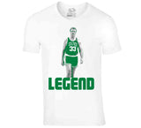 Larry Bird Legend GOAT Boston Basketball Fan T Shirt