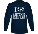 Antonio Delamea Mlinar I Heart New England Soccer T Shirt