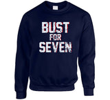 Bust For Seven New England Football Fan T Shirt