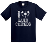 Luis Caicedo I Heart New England Soccer T Shirt