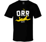 Bobby Orr Score And Soar Distressed Boston Hockey Fan T Shirt