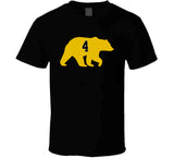 Bobby Orr Bear Silhouette Boston Hockey Fan T Shirt