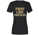 Fight Like Knuckles Chris Nilan Boston Hockey Fan T Shirt