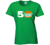 Jayson Tatum 50 Burger Boston Basketball Fan V2 T Shirt