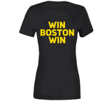 Win Boston Win Boston Hockey Fan T Shirt