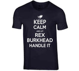 Rex Burkhead Keep Calm New England Football Fan T Shirt