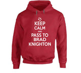 Brad Knighton Keep Calm Pass To New England Soccer T Shirt