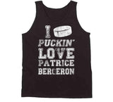 Patrice Bergeron I Love Boston Hockey Fan T Shirt