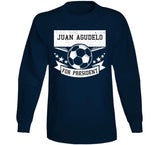 Juan Agudelo For President New England Soccer T Shirt