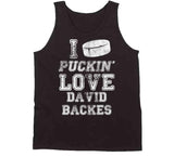 David Backes I Love Boston Hockey Fan T Shirt