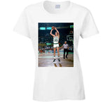 Retro Larry Bird Jump Shot Boston Basketball Fan T Shirt