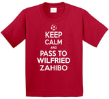 Wilfried Zahibo Keep Calm Pass To New England Soccer T Shirt