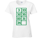 Paul Pierce The Truth 34 Retired Numbers Boston Basketball Fan T Shirt