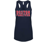 Boston Forever Baseball Fan Distressed T Shirt