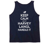 Harvey Langl Keep Calm New England Football Fan T Shirt