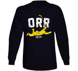 Bobby Orr Score And Soar Distressed Boston Hockey Fan T Shirt