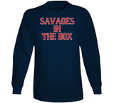 Savages In The Box Boston Baseball Fan T Shirt