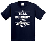Teal Bunbury We Trust New England Soccer T Shirt